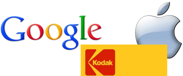 Google y Apple se alían para comprar patentes de Kodak