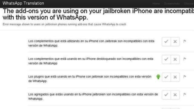 La actualización de WhatsApp deja mucho que desear a los Jailbreak