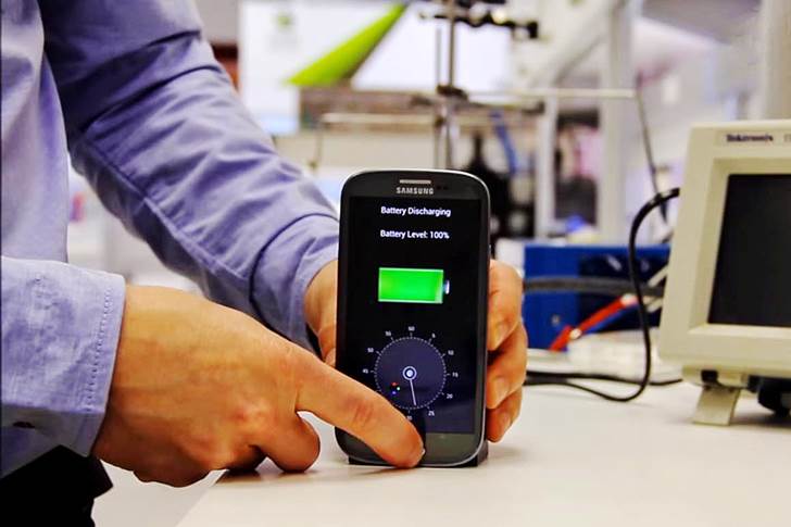 Carga express en medio minuto de un smartphone