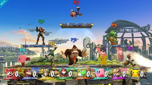 Super Smash Bros amplía los mapas para 8 jugadores
