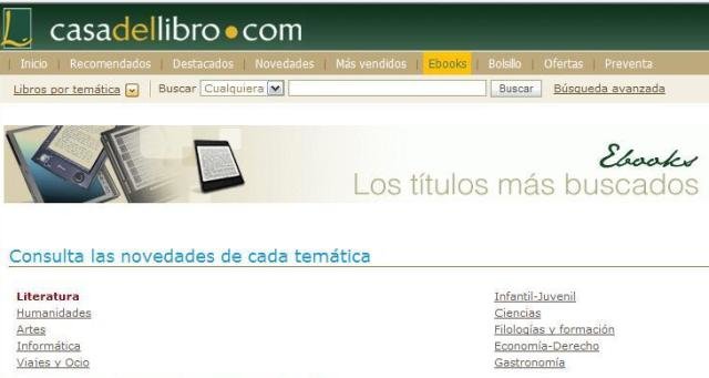 Tagus , la nueva librería digital de La Casa del Libro