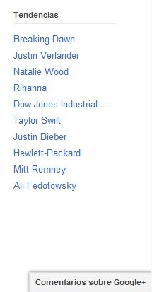 Los Trending Topic de Google+