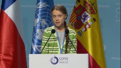 Greta Thunberg deja a un lado los discursos grandilocuentes para 