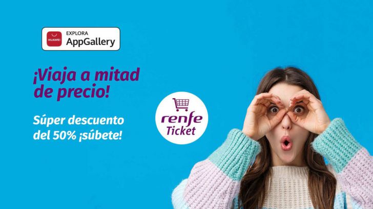 Renfe también apuesta por la AppGallery de Huawei