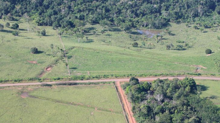 Vista aérea del área Severino Calazans, una de las zonas investigadas/Martti Pärssinen