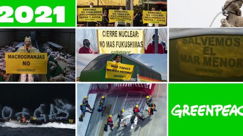 El adiós al 2021 de Greenpeace: 