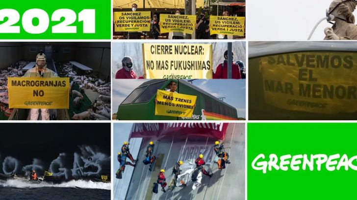 El adiós al 2021 de Greenpeace: 'Más de lo mismo'