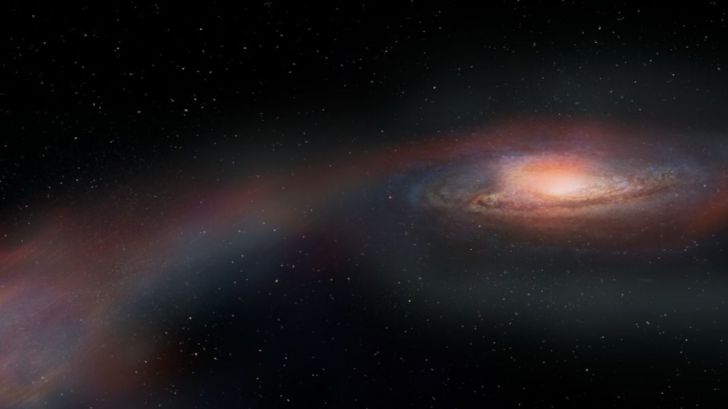 Ciencia: Un mortal tira y afloja entre galaxias en fusión