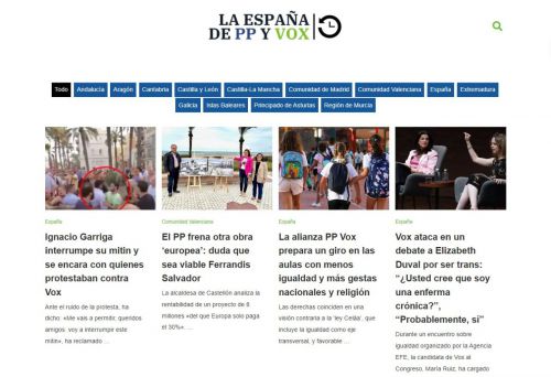 El PSOE presenta una web sobre los retrocesos en libertades y derechos de los gobiernos del PP y Vox