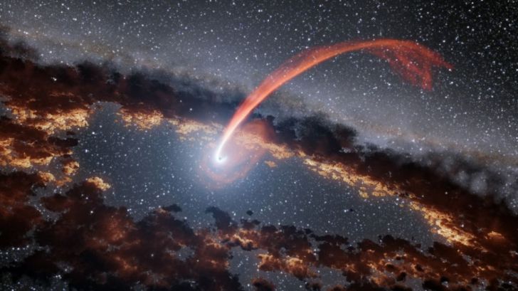 Científicos observan un estallido cósmico por un agujero negro devorando una estrella