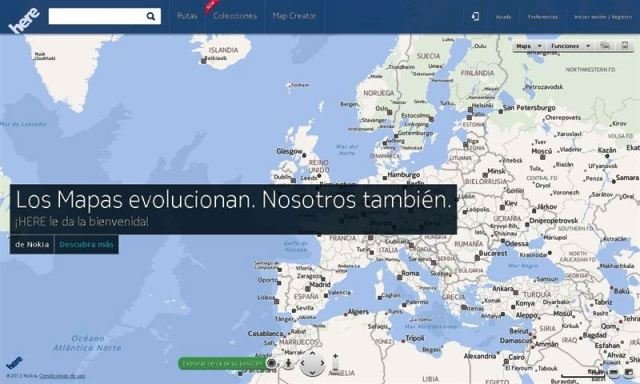 Nokia lanza el servicio de mapas y geolocalización Nokia Here
