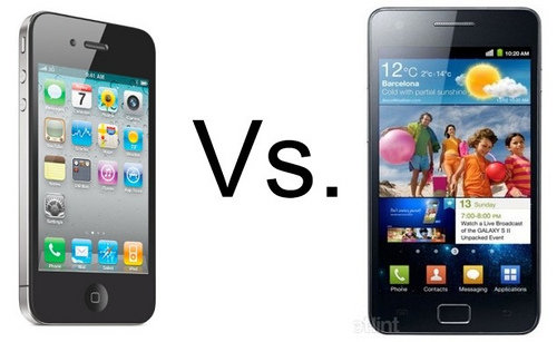 Samsung Galaxy S2 vs iPhone 5