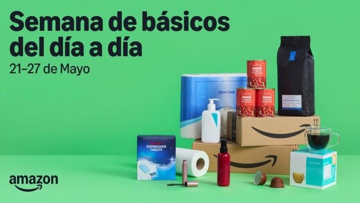 Amazon lanza la Semana de básicos con descuentos de hasta el 35% en productos esenciales