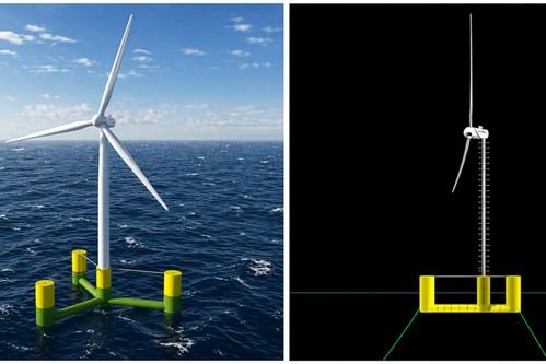 CTC lanza tecnología que mide en tiempo real la tensión de aerogeneradores flotantes