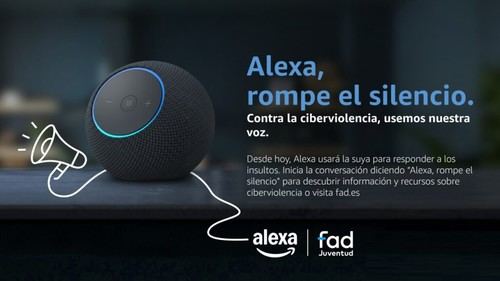 Amazon y Fad Juventud presentan iniciativa para combatir la ciberviolencia con Alexa