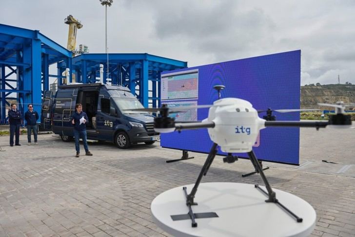 Demostración innovadora de logística con drones en A Coruña