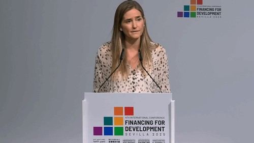 Aagesen promueve financiación climática en Sevilla como clave para justicia social y desarrollo sostenible