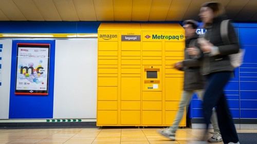 Amazon habilita taquillas en el Metro de Madrid para recoger pedidos