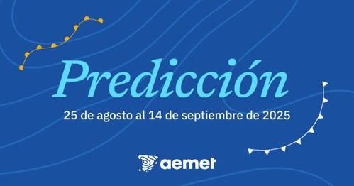 Previsión meteorológica para finales de agosto y principios de septiembre de 2025