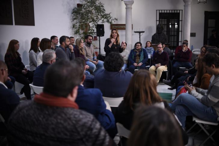 Susana Díaz insta al uso responsable de las redes sociales para defender a Andalucía de la “amenaza real de regresión” de las derechas